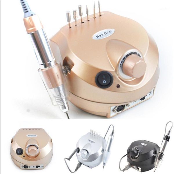 

electric manicure drill file machine pedicure kits large nail polish art tools adjustable bits 110v/240v eu/us plug1