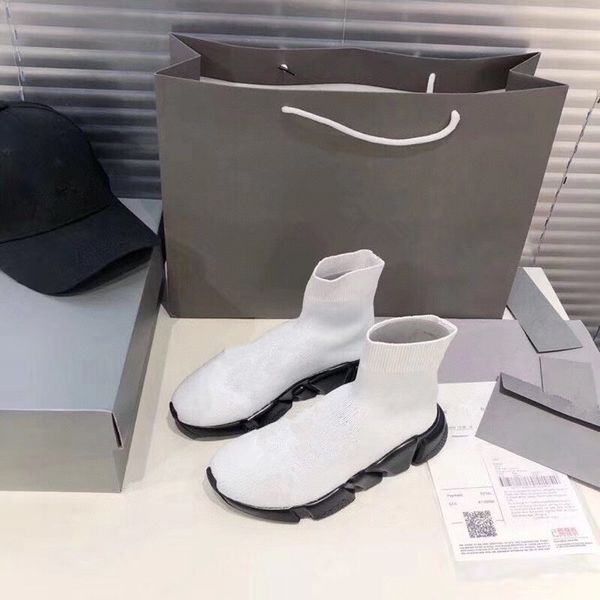 

sock Casual shoes Top Quality Pairs Men Designers Women trainer cushion Speed Sneakers Triple S Outdoor Platform Socks, 02