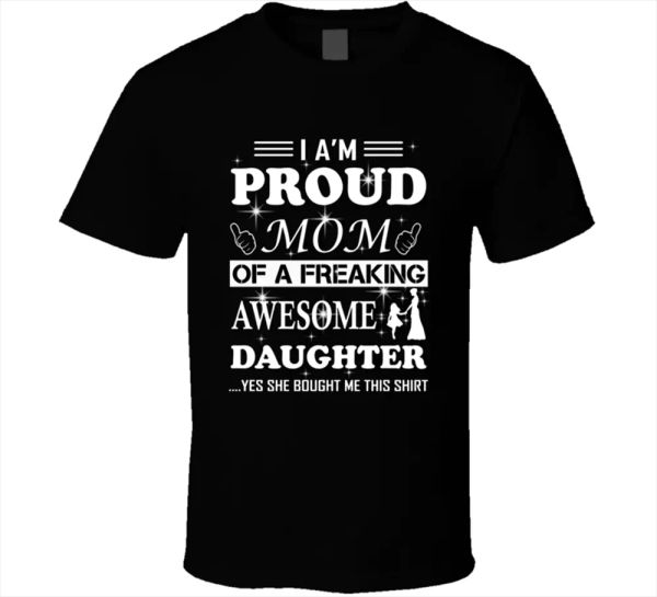 

i'm a proud mom mother tee mom of a class of 2020 men's t shirt new, White;black