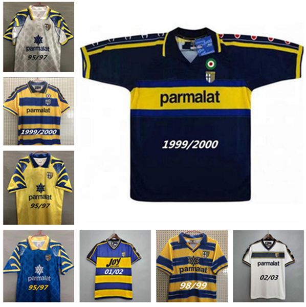 

classic 1998 1999 2000 2002 2003 parma soccer jerseys F.CANNAVARO CRESPO NAKATA football shirt, Black;yellow