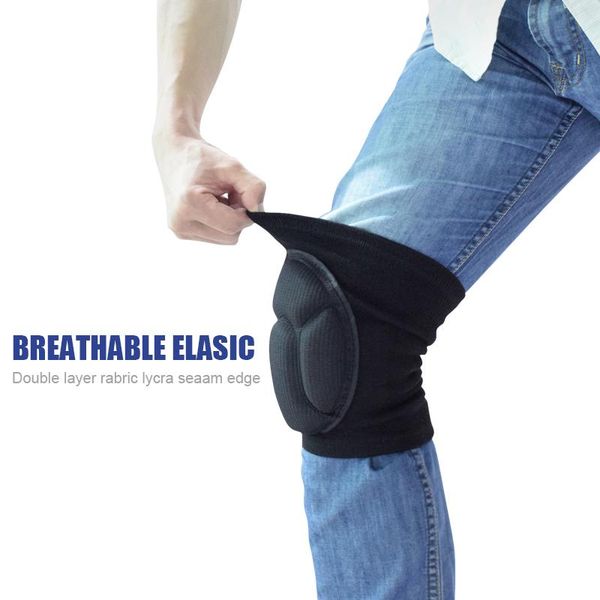 

elbow & knee pads thicked football volleyball extreme sports ski fitness support cycling protector kneepad bike accessories, Black;gray