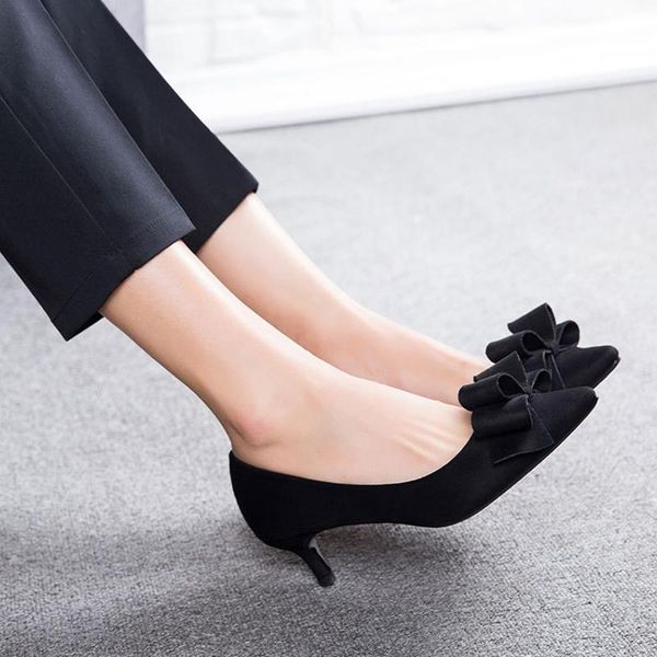 

dress shoes professional black women pumps fashion 3cm/5cm/7cm high heels for casual pointed toe size 33-41