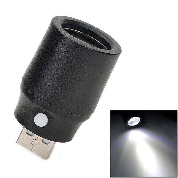 

book lights usb powered portable 1w 100lm white light led lamp power bank torchlight night w/ switch