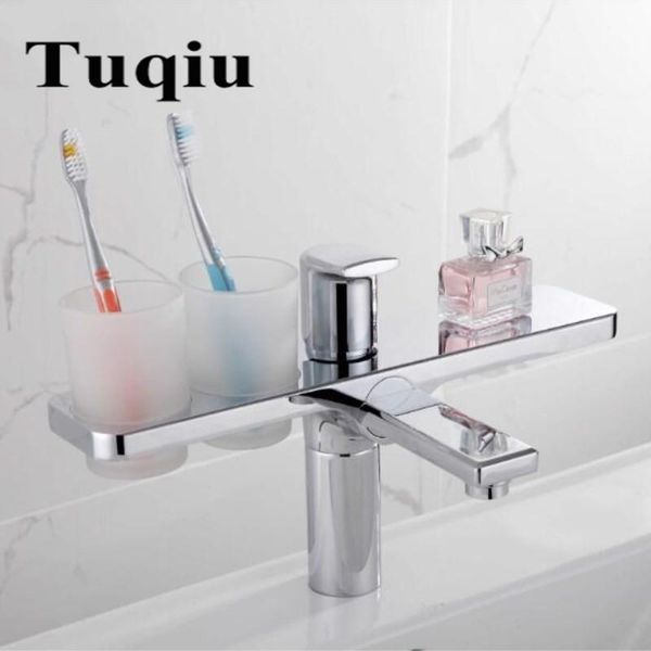 

bathroom sink faucets vidric unique design luxury single lever and cold basin faucet with double tumbler holder plate high quality