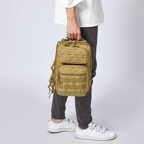 

military tactical shoulder bag men hiking fishing backpack nylon outdoor hunting camping molle army trekking chest sling bags