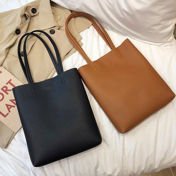

evening bags 2021 bag women fashion simple shoulder korean style large-capacity luxury tote for ladies girls