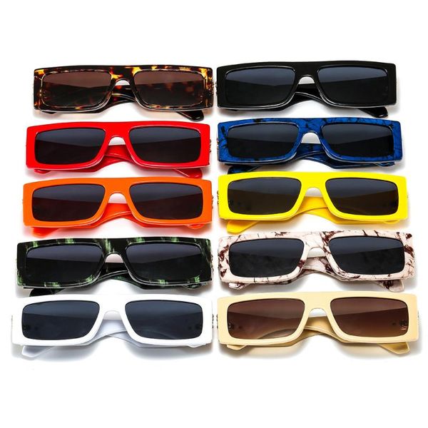 

sunglasses big frame square women men brand designer rectangle sun glasses fashion inspired eyewear yellow gafas de sol goggles, White;black