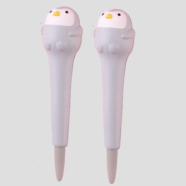 

gel pens 2pcs penguin decompression pen cute creative cartoon students use