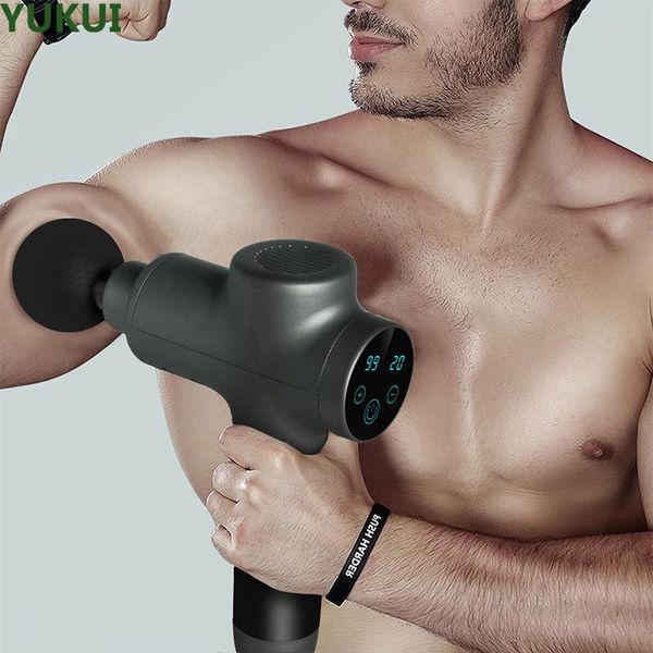 

massage gun 2021 deep tissue muscle for body neck back foot massager electric percussion sport relaxation slimming fascia