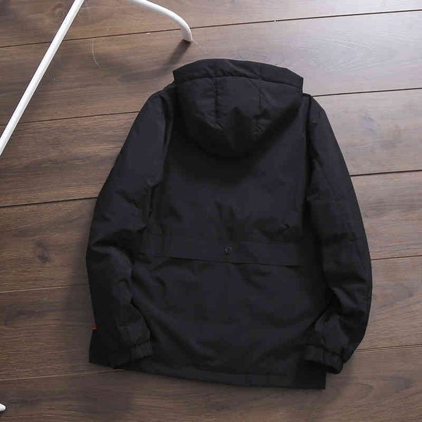 

men's down & parkas winter jackets men down coats street designer hoodies windproof waterproof perfect details removable nylon full fil, Black