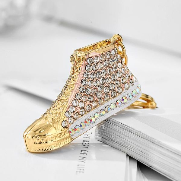 

keychains specially designed for european and american handbag pendant color high-board shoe net red keychain creative small gift, Silver