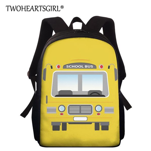 

school bags twoheartsgirl kawaii cartoon car /aircraft bus print student book kindergarten kids baby toddler bookbag