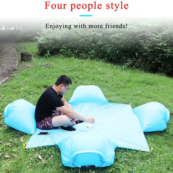 

camp furniture picnic mat waterproof breathable pillow outdoor beach with portable moisture pad inflatable couch