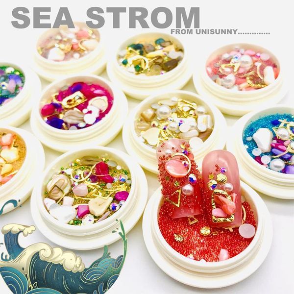 

colors/set natural crystal stone gems quartz gemstone turquoise for acrylic nail art diy polish decorations manicure design1, Silver;gold