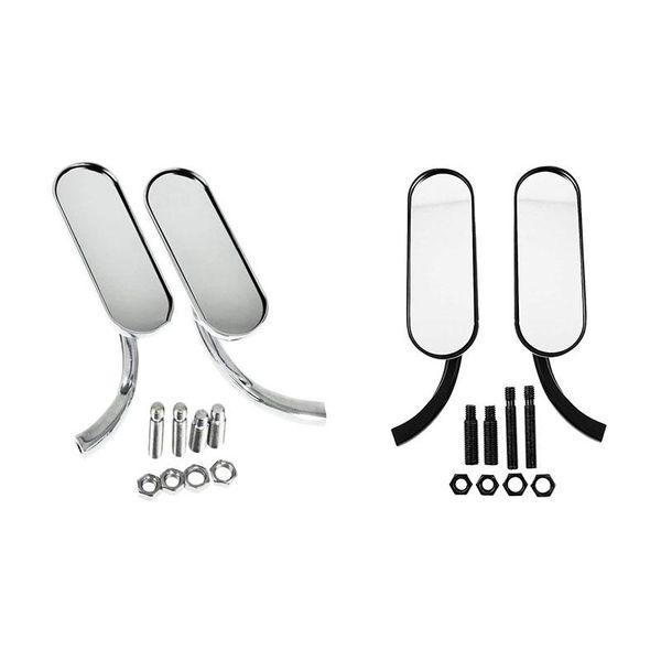

motorcycle mirrors 8mm&10mm mini oval retro rearview mirror