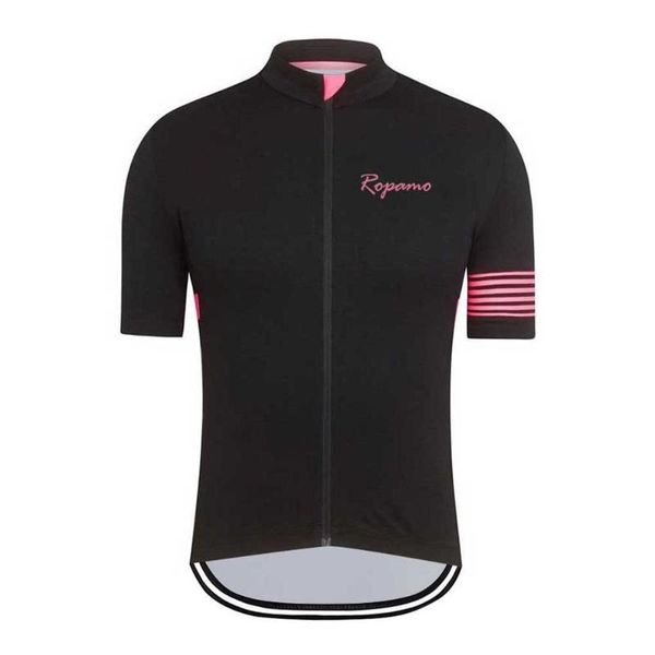

racing jackets men's cycling clothing ropamo 2021 short sleeve ropa ciclismo summer jersey triathlon bike uniform kit, Black;red