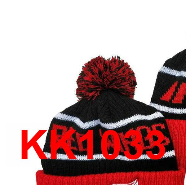 2021 Wings Hockey Red Beanie North American Side Side Patch Winter Sport Sport Knit Hat Caps A7