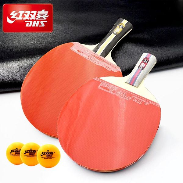 

table tennis raquets original type in 2021 dhs t3002/t3006 racket finished rackets racquet sports pong paddles