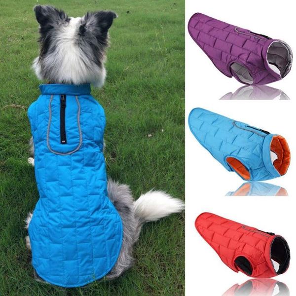 

dog apparel waterproof warm pet coats clothes padded vest jacket coat for cold weather large autumn winter