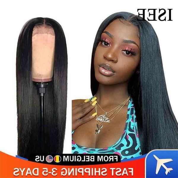 

women for malaysian front human hair s 4x4 closure isee hair straight 13x4 lace frontal wig, Black
