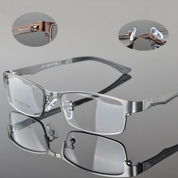 

fashion sunglasses frames rectangle eyeglasses frame men women myopia prescription optical full glasses business spectacle flexible tr90, Black