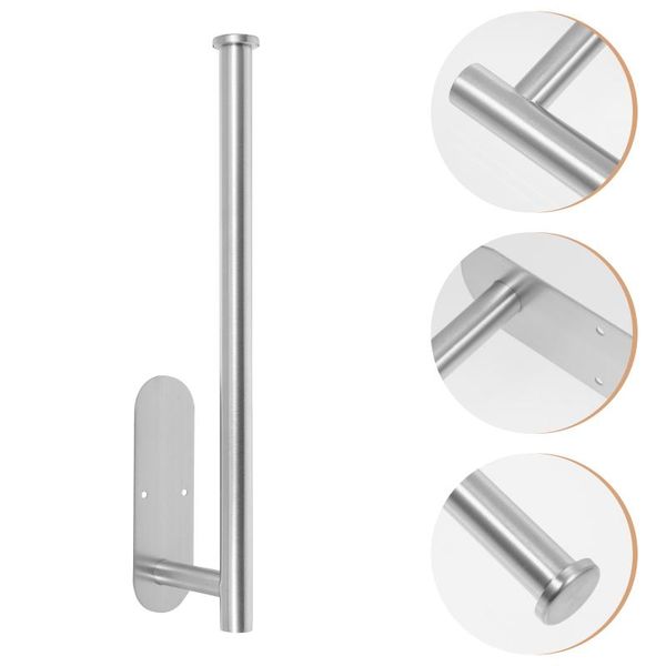

hooks & rails 1pc punch type roll paper rack stainless steel holder