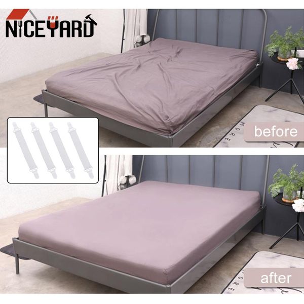

clothing & wardrobe storage niceyard bed sheet grippers elastic straps fixing slip-resistant belt clip holder mattress cover blankets fasten