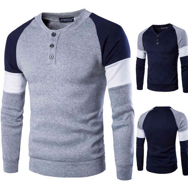 

zogaa long sve cotton s male casual solid slim fit chine style s outwear men winter sweater, Black