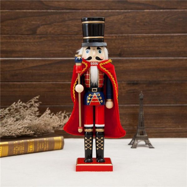 

decorative objects & figurines 38cm wood nutcracker puppet christmas wooden handmade crafts home shop deskornament decoration birthday g
