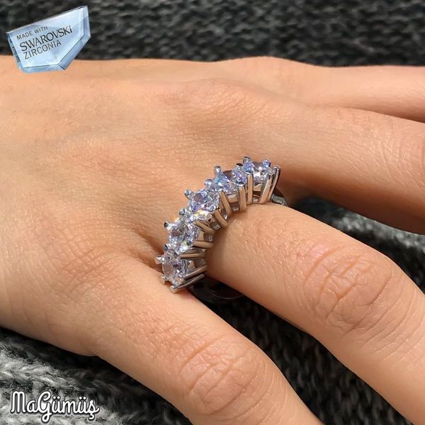 

cluster rings diamond model dibs silver lady ring, Golden;silver