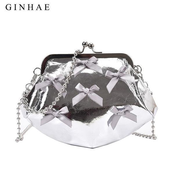 

women bag fashion brand bow design female soft leather handbags mini small chains shoulder crossbody bags for bolsa 2021