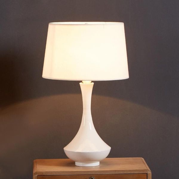 

table lamps nordic black white for bedroom bedside lamp stand light fixtures living room modern led beds desk standing lighting