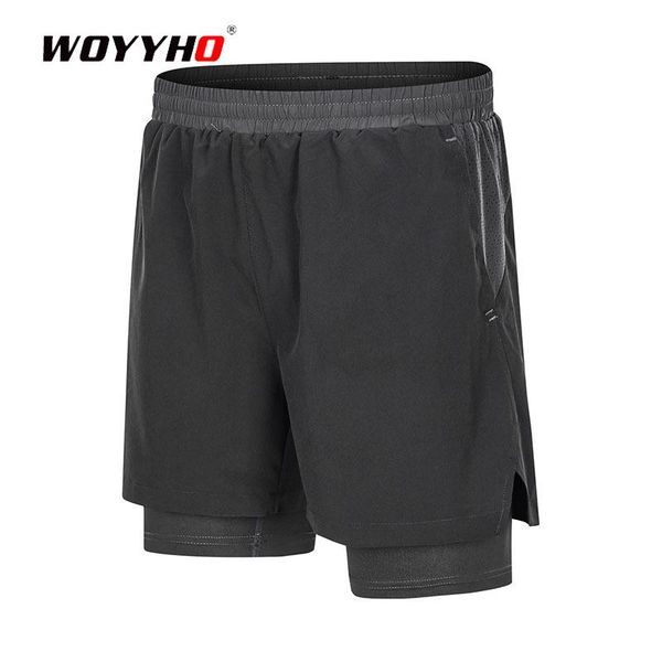 

running shorts men's quick drying outdoor shorts,breathable fitness sports cycling hiking half pants,solid color workout trousers, Black;blue