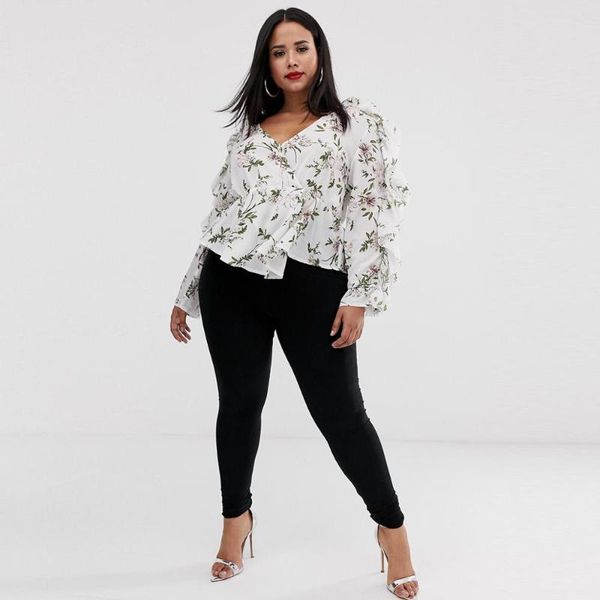 

women's blouses & shirts boho floral embroidered blouse women full sleeve v-neck tassel hippie chic shirt casual beach blusa, White