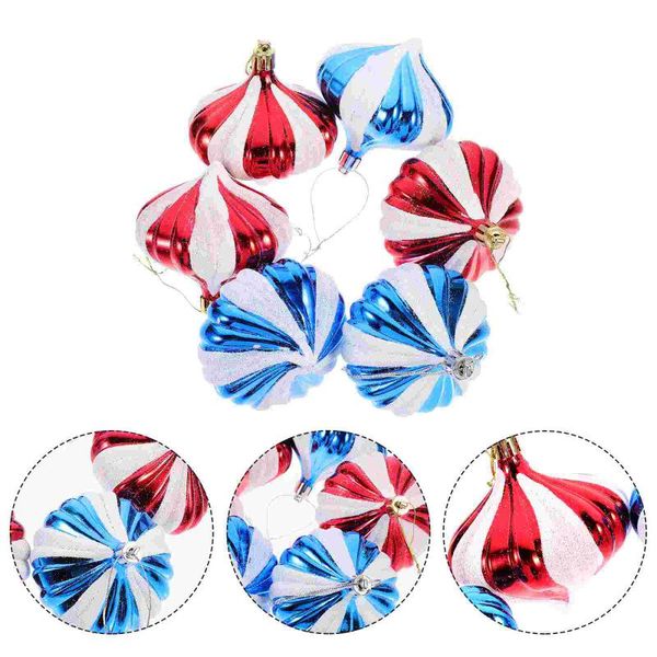 

party decoration 6pcs christmas hanging onion tree decor pendants