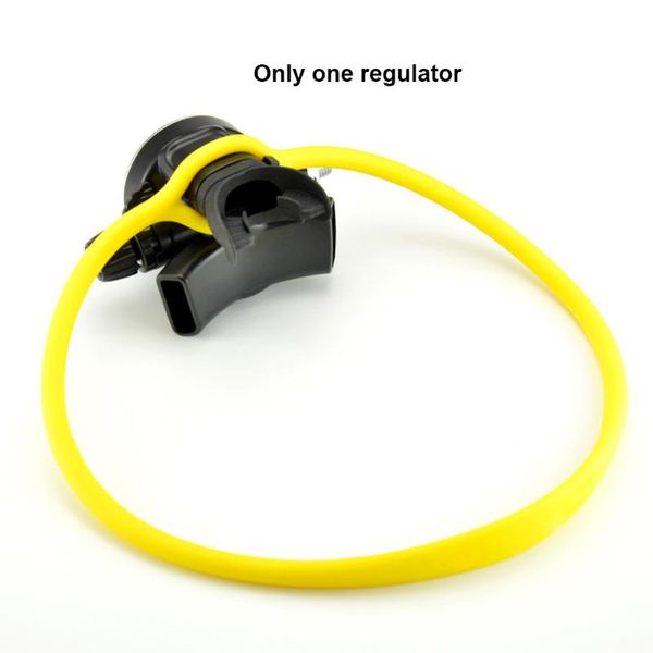 

pool & accessories easy use hanging portable diving scuba flexible ring soft fixed foor-grade silicone regulator necklace holder