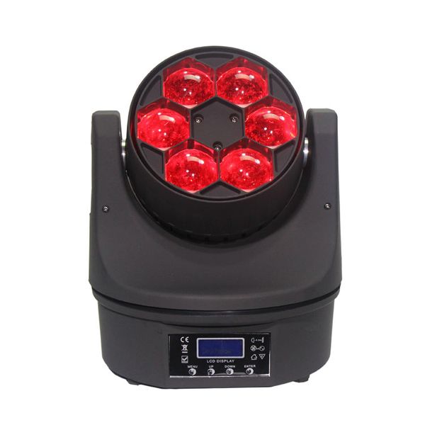 

6 pieces 6x15w 4in1 rgbw led moving head beam lyre stage moving head rgbw beam wash light