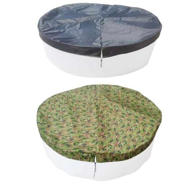 

pool & accessories 244cm/305cm/366cm camouflage round cover portable protective swimming inflatable uv-resistant waterproof covers