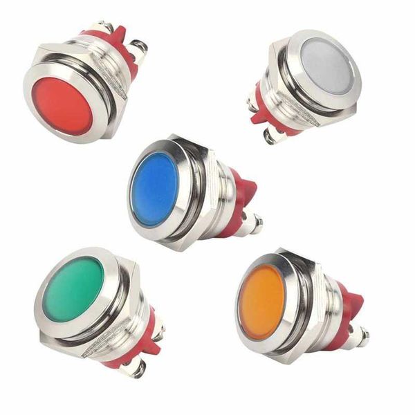 Luci di emergenza Indicatore LED da 0,6 pollici Luce di segnalazione luminosa Base ignifuga IP66 Impermeabile universale