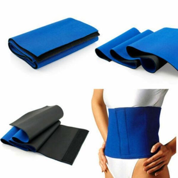 

waist support tummy slimming shapewear adjustable buckle training belts breathable sweatband fitness modeling straps protection, Black;gray