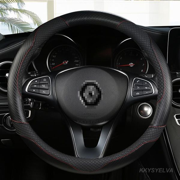 

steering wheel covers for megane 1 2 3 4 evision z.e. car cover microfiber leather + carbon fiber fashion auto accessories