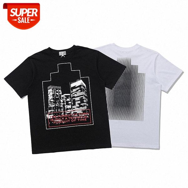

skyscraper pattern round neck pullover #ze53, White;black