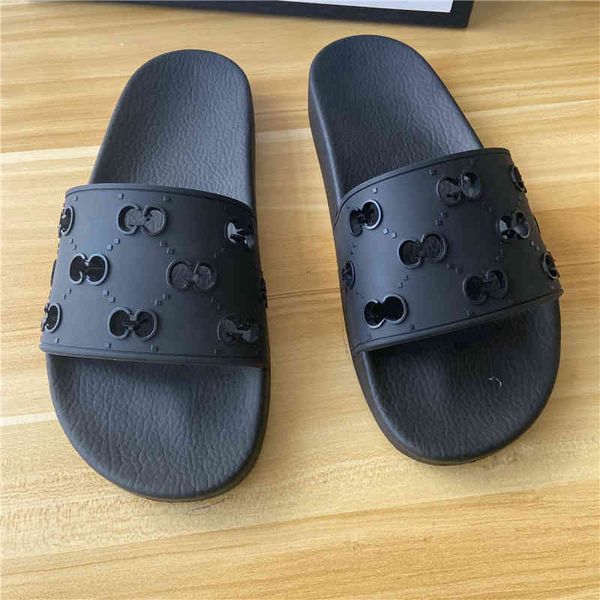 

slippers men's flip flops couple beach shoes durable of women's shoes outlet_ghni, Black