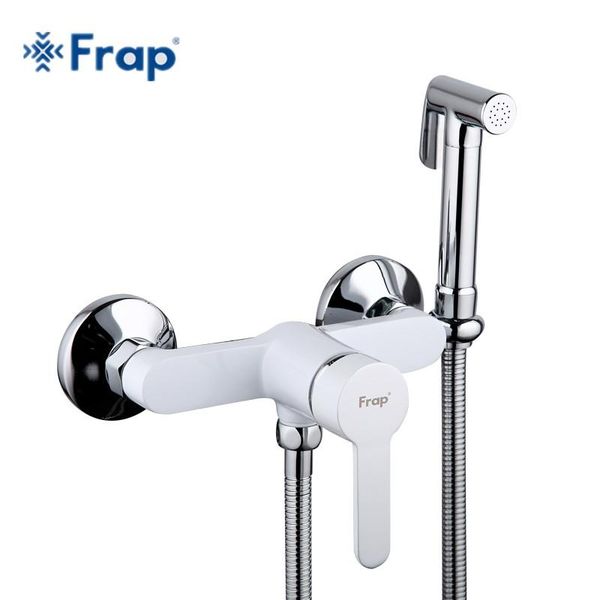 

frap white modern bidet faucet toilet cleaner shower bidets hand set flusher sprayer gun f2041-8 bathroom sets