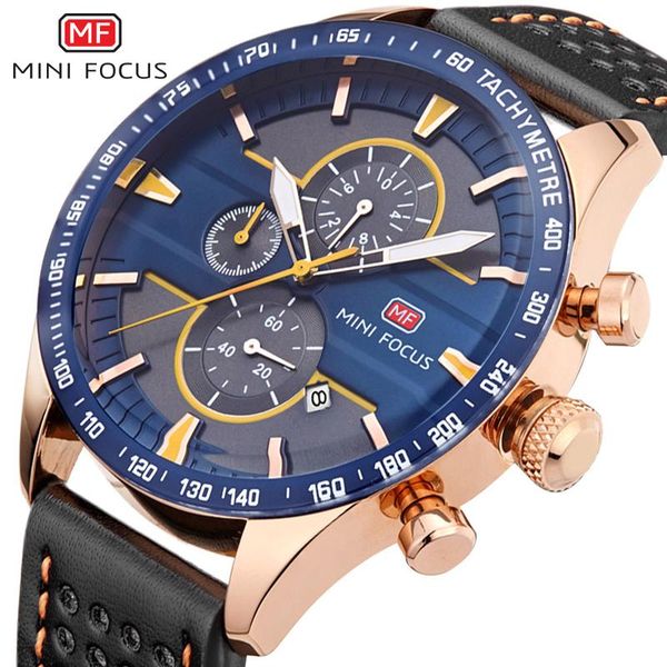 

wristwatches minifocus analog quartz army wristwatch for gentlemen fashion leather band clock male father day gifts relogio 0002g, Slivery;brown