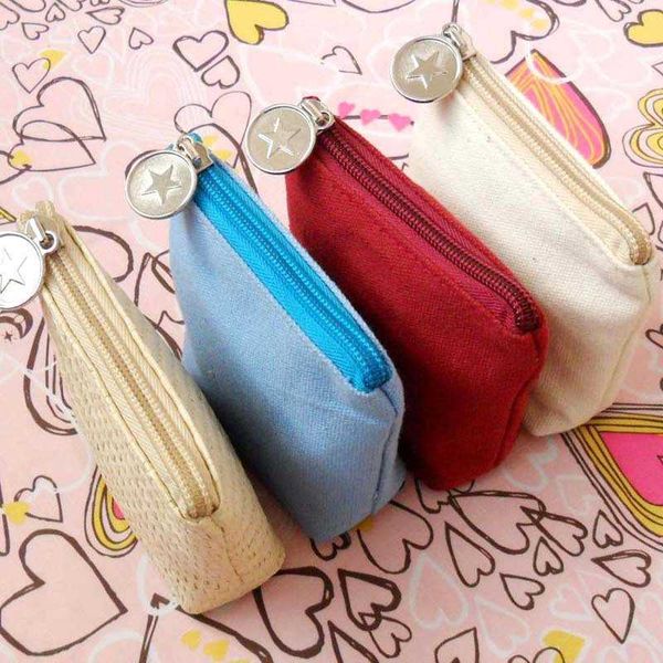 

customized new canvas zero wallet cloth women bucket bag 2021 cosmetic, White