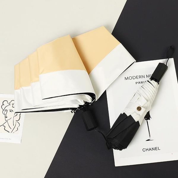 

umbrellas umbrella women's rain and sun dual-purpose folding anti-ultraviolet sunshade