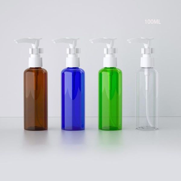 

storage bottles & jars 30pcs 100ml 100cc clear pet screw lotion pump plastic for cosmetic packaging personal care container