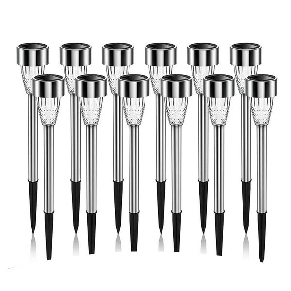 

lawn lamps 12pcs solar led light outdoor pathway lamp garden yard powered lighting decoration for walkway street patio