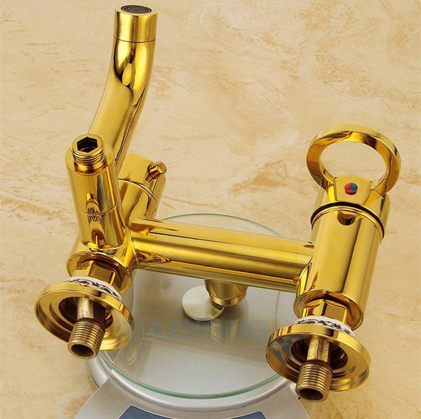 

shower faucets antique brass brushed gold plated bathtub faucet blue and white porcelain bathroom rainfall sets